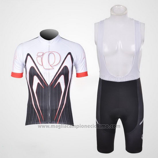 2011 Abbigliamento Ciclismo Pearl Izumi Fuxia e Bianco Manica Corta e Salopette